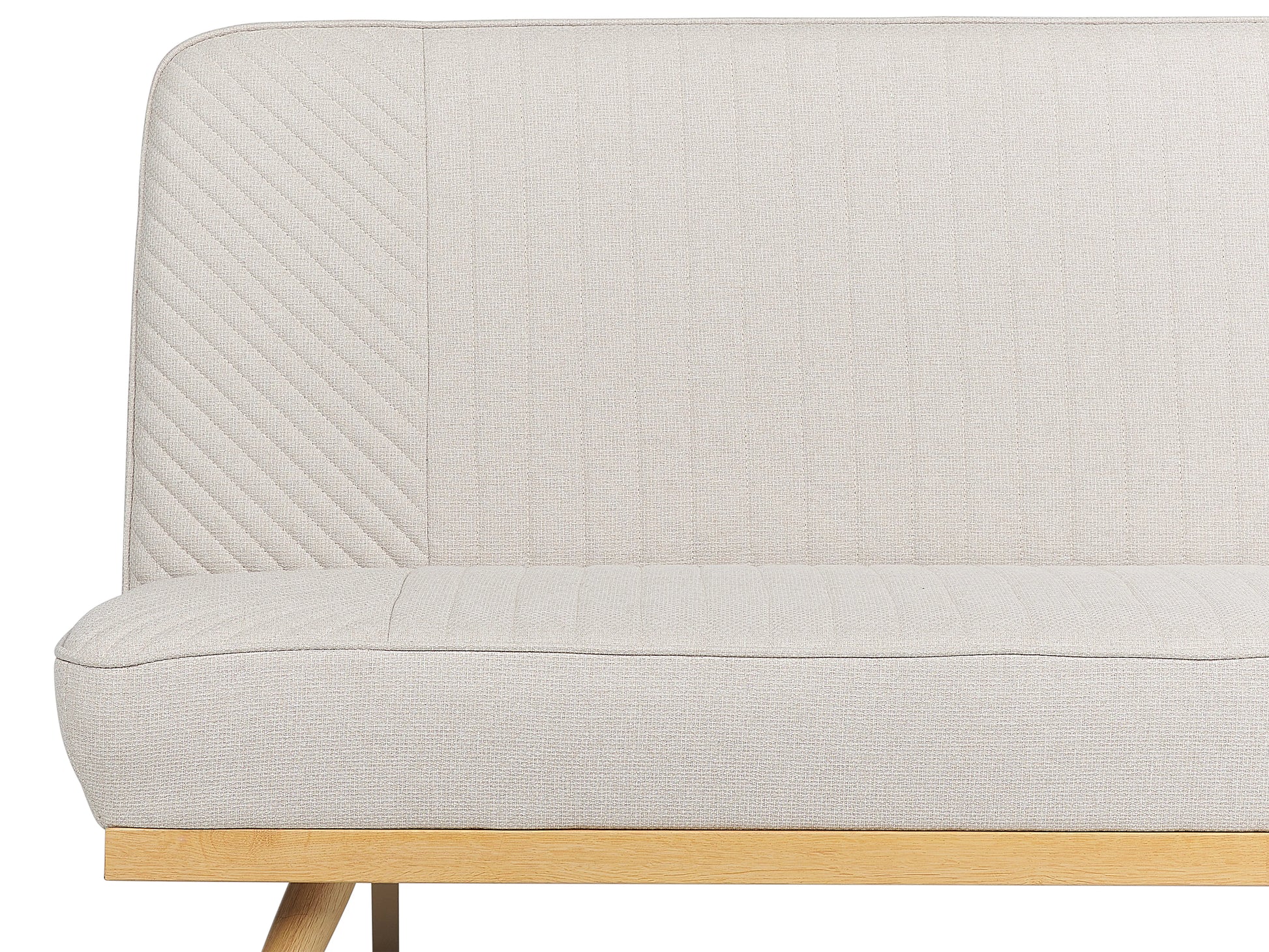  Sofa Bed 2 Seater KALFAFEL Fabric Beige