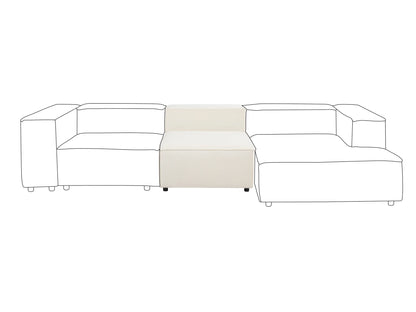  1-Seat Section ARDAL Boucle Off-White