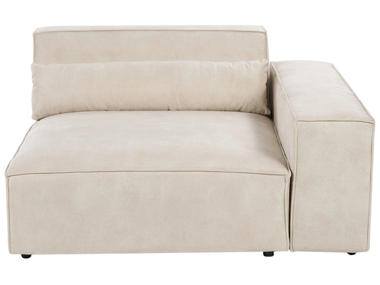  Corner Seat HELLNAR Velvet Light Beige Left Hand