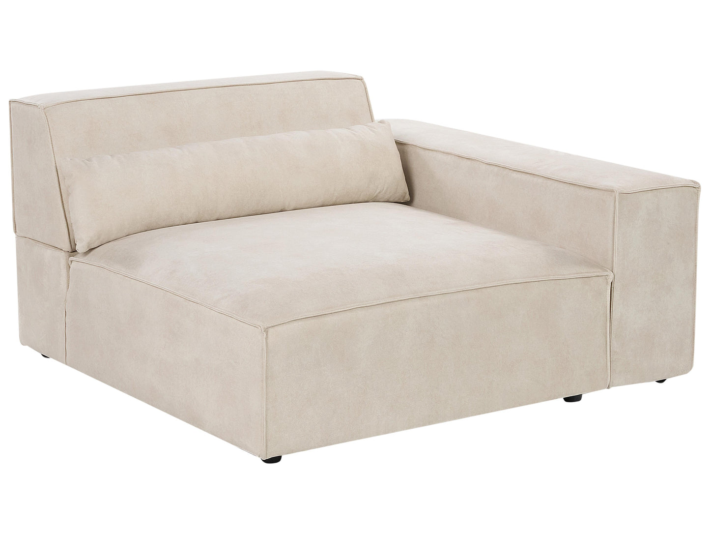  Corner Seat HELLNAR Velvet Light Beige Left Hand