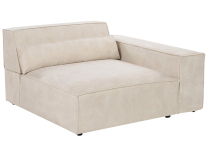  Corner Seat HELLNAR Velvet Light Beige Left Hand