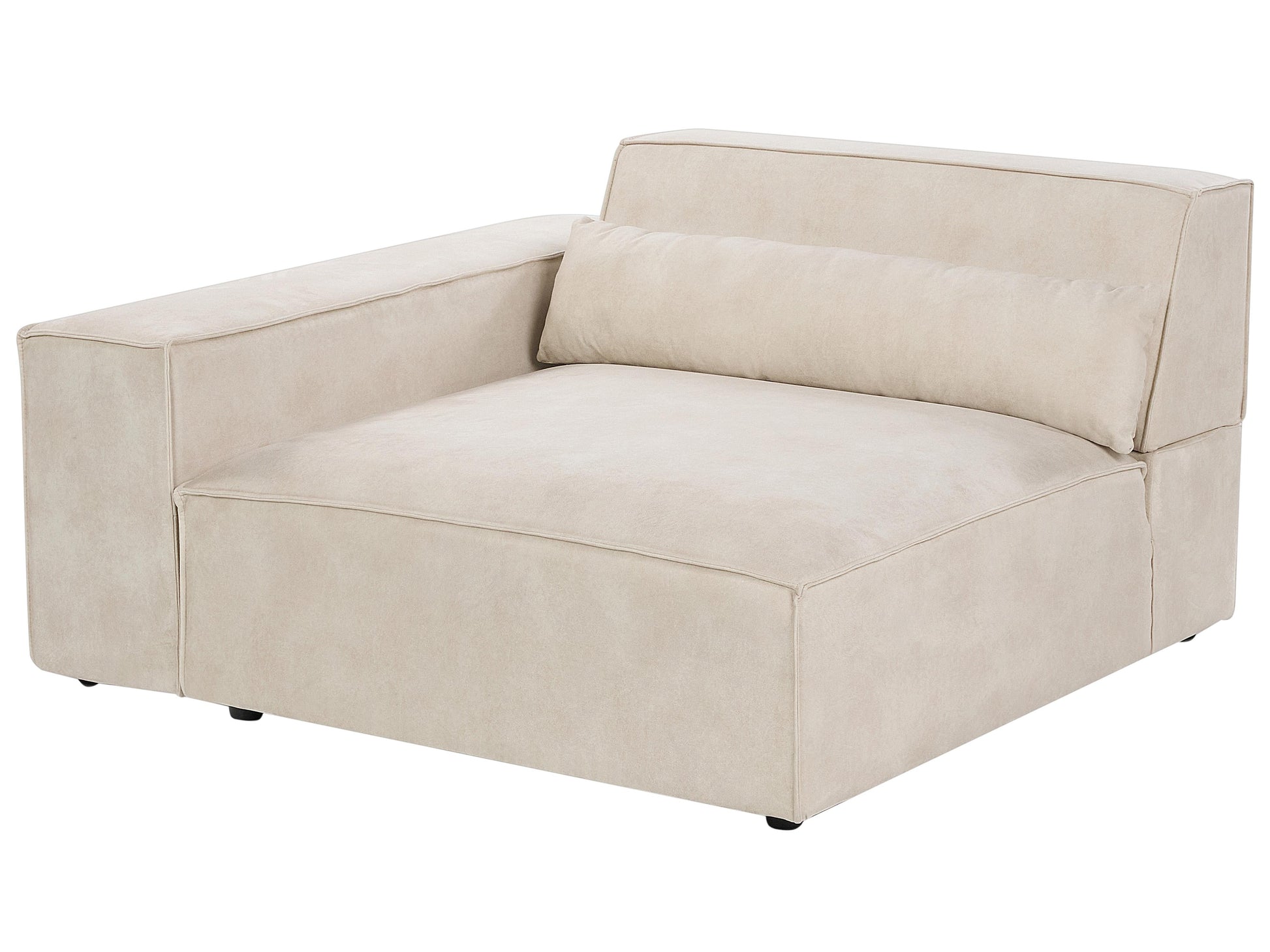  Corner Seat HELLNAR Velvet Light Beige Right Hand