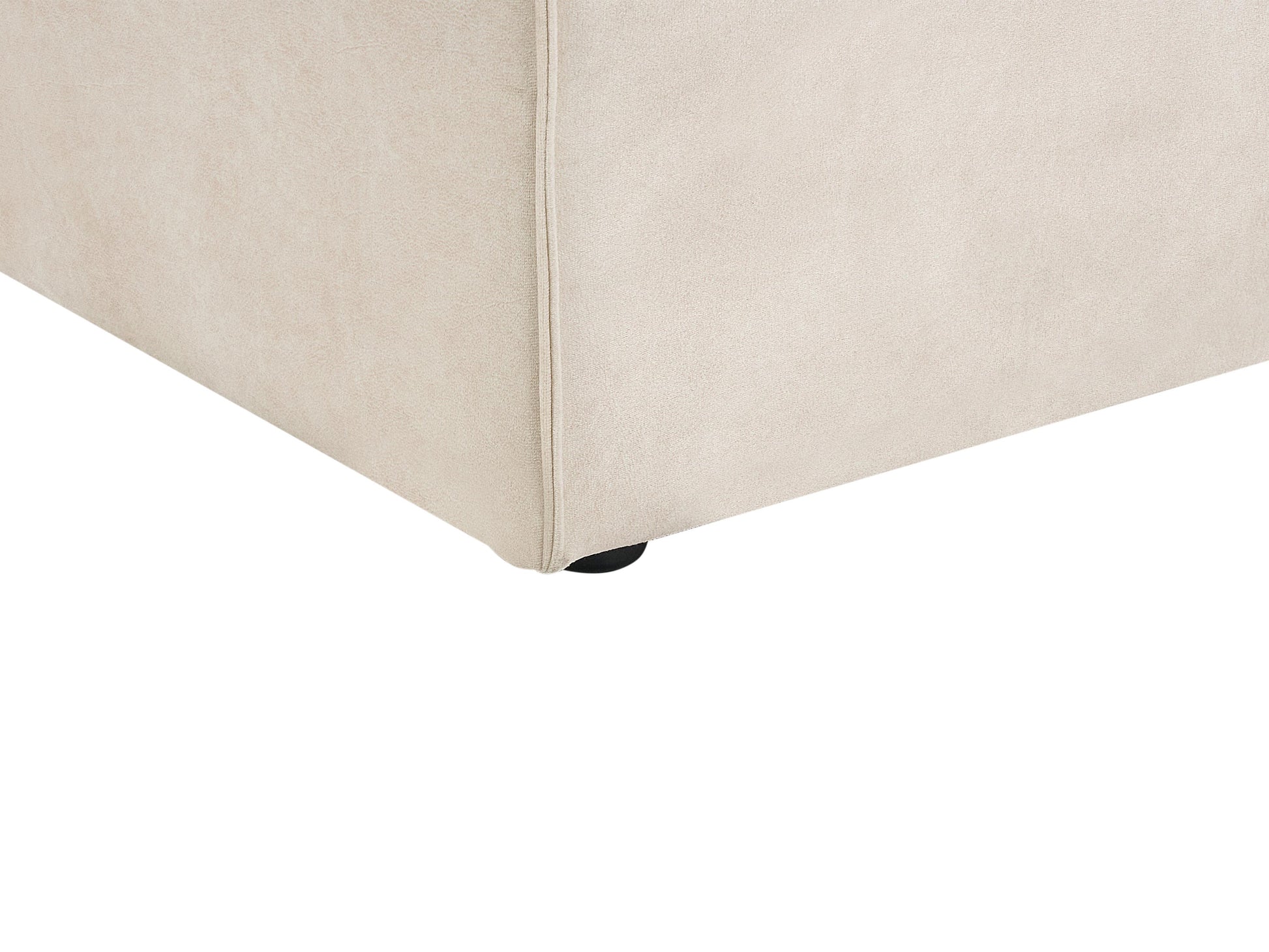  Corner Seat HELLNAR Velvet Light Beige Right Hand