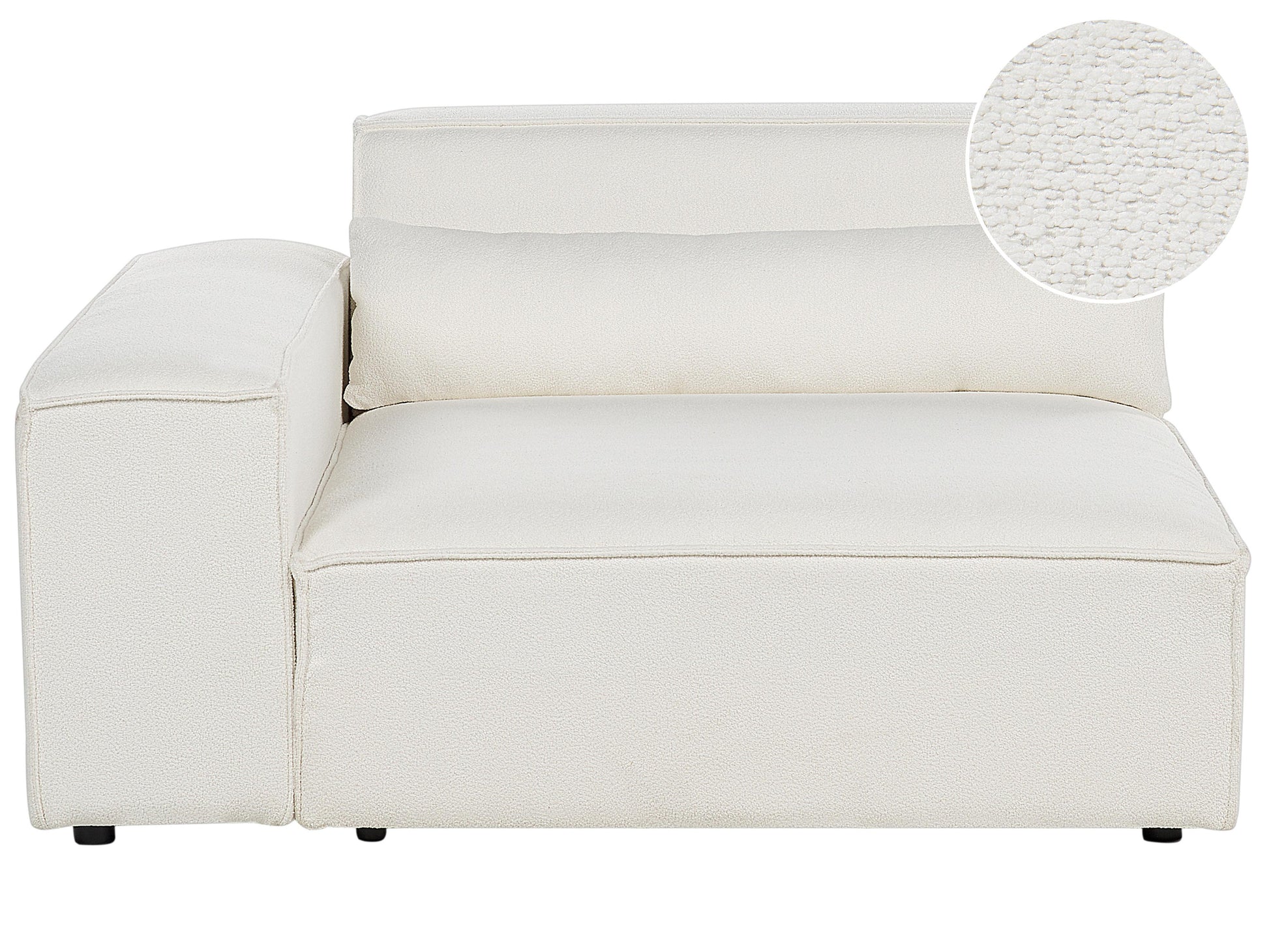  Corner Seat HELLNAR Boucle Off-White Right Hand
