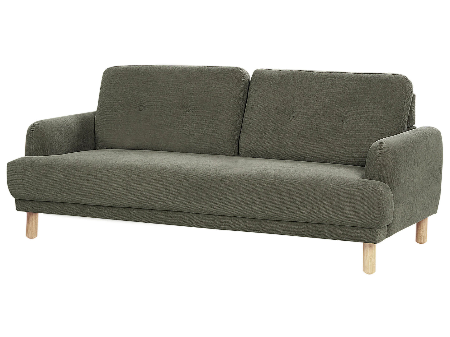  Sofa 3 Seater TUVE Corduroy Dark Green
