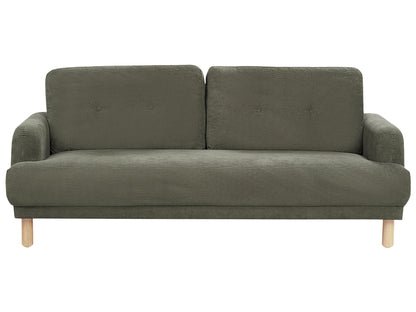  Living Room Set 4 Seater TUVE Corduroy Dark Green