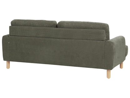  Living Room Set 4 Seater TUVE Corduroy Dark Green