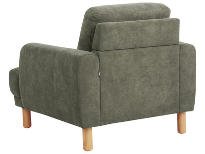 Living Room Set 4 Seater TUVE Corduroy Dark Green