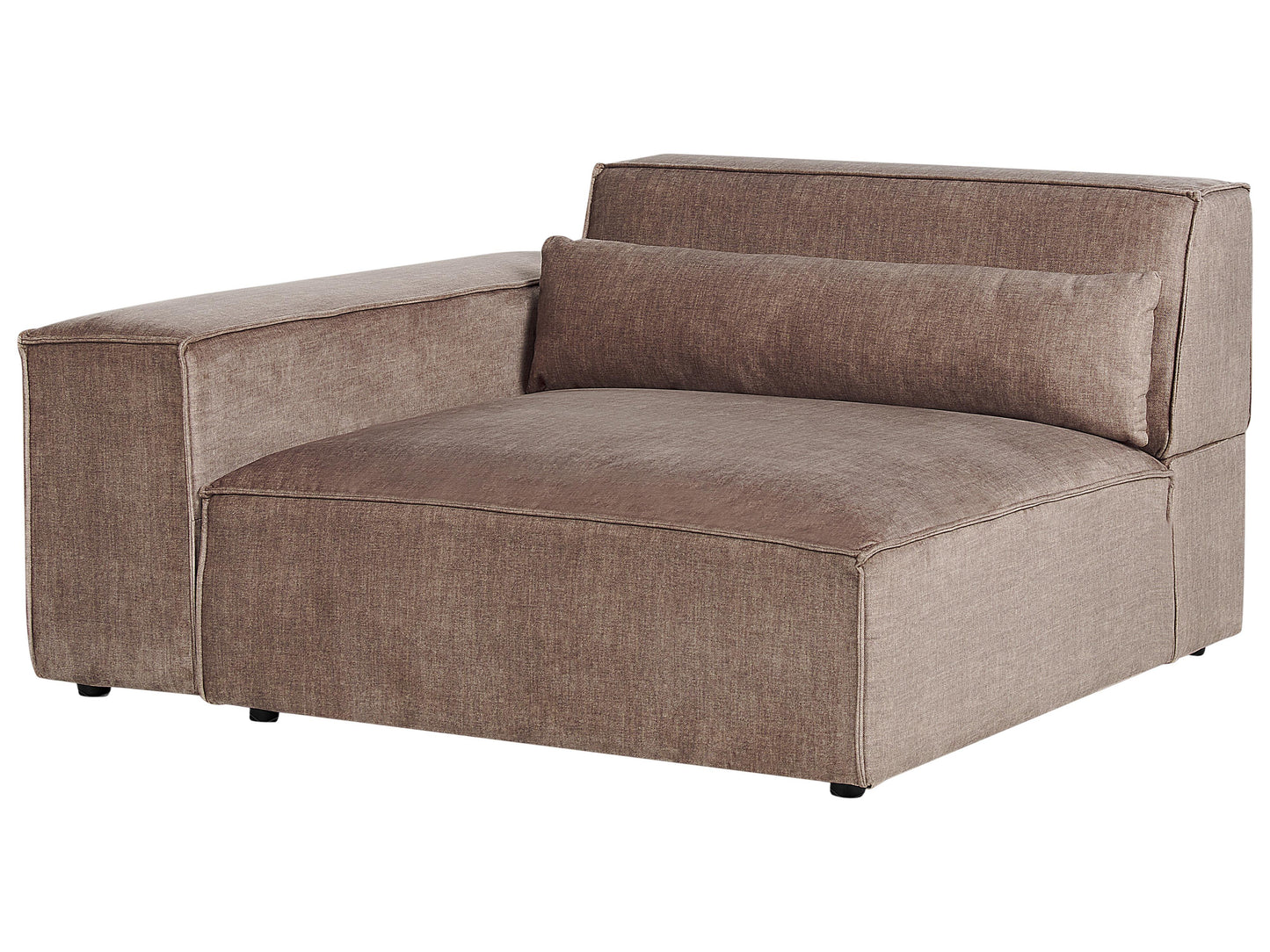  Corner Seat HELLNAR Fabric Light Brown Right Hand