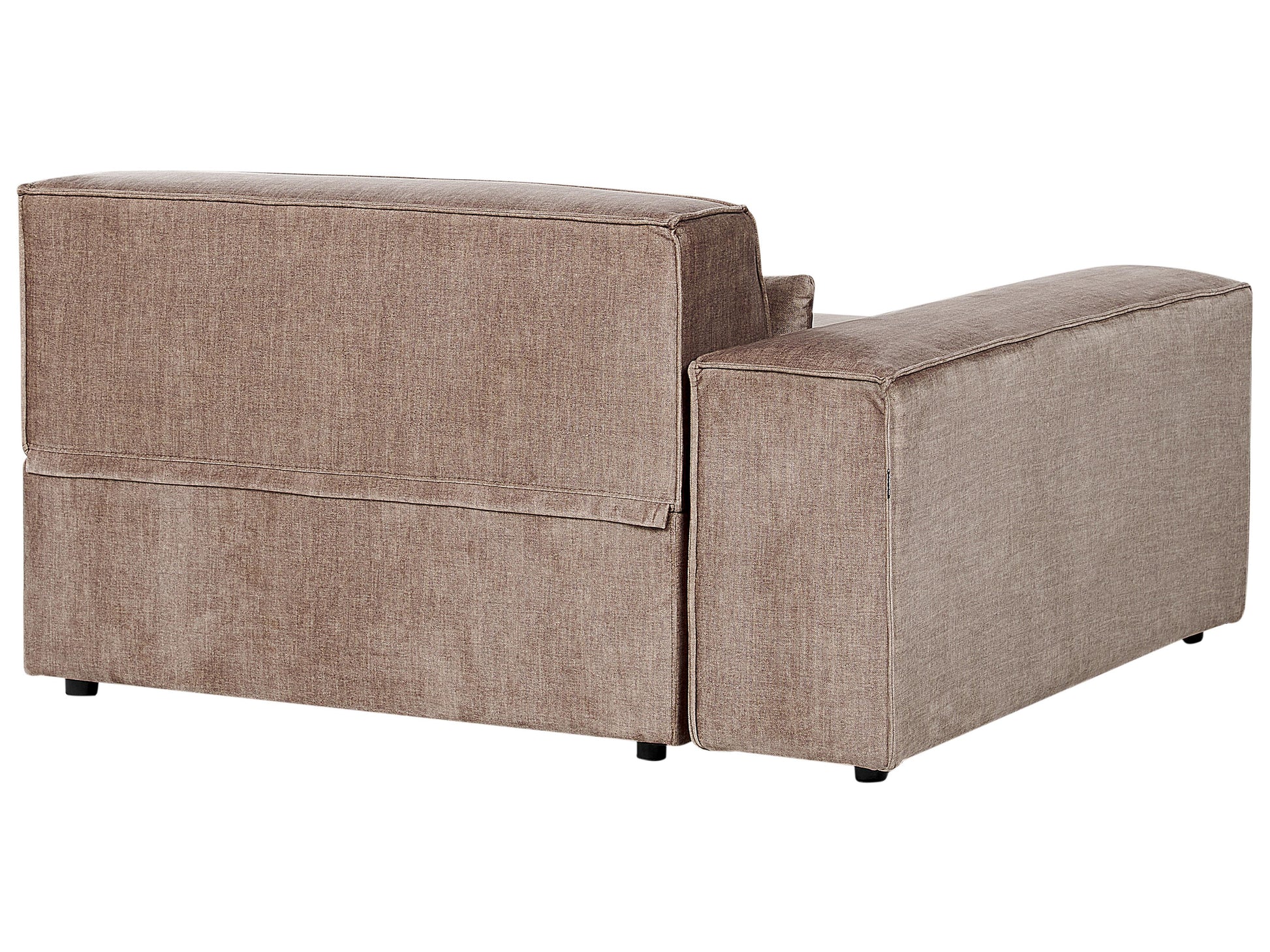  Corner Seat HELLNAR Fabric Light Brown Right Hand