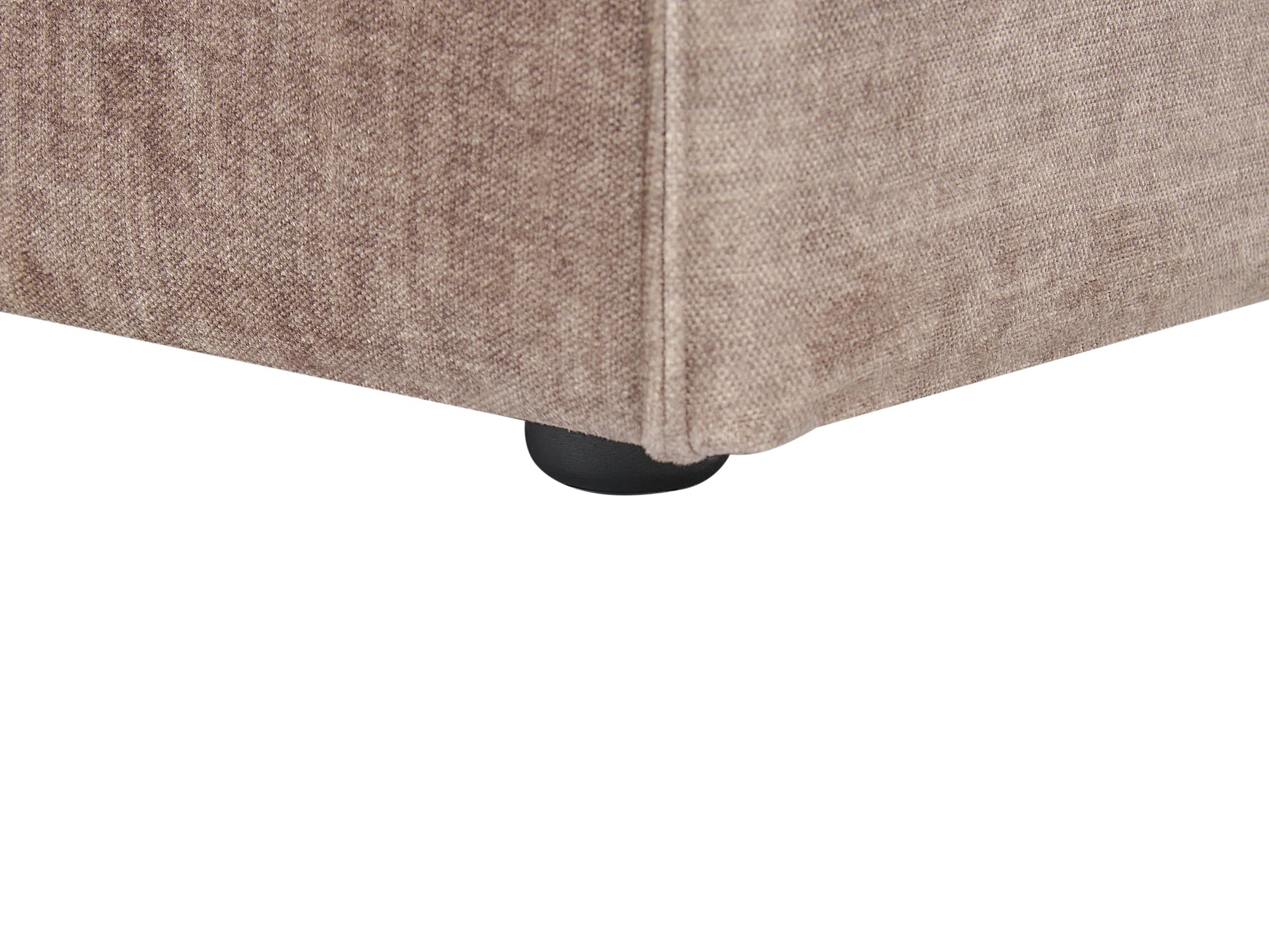  Corner Seat HELLNAR Fabric Light Brown Left Hand