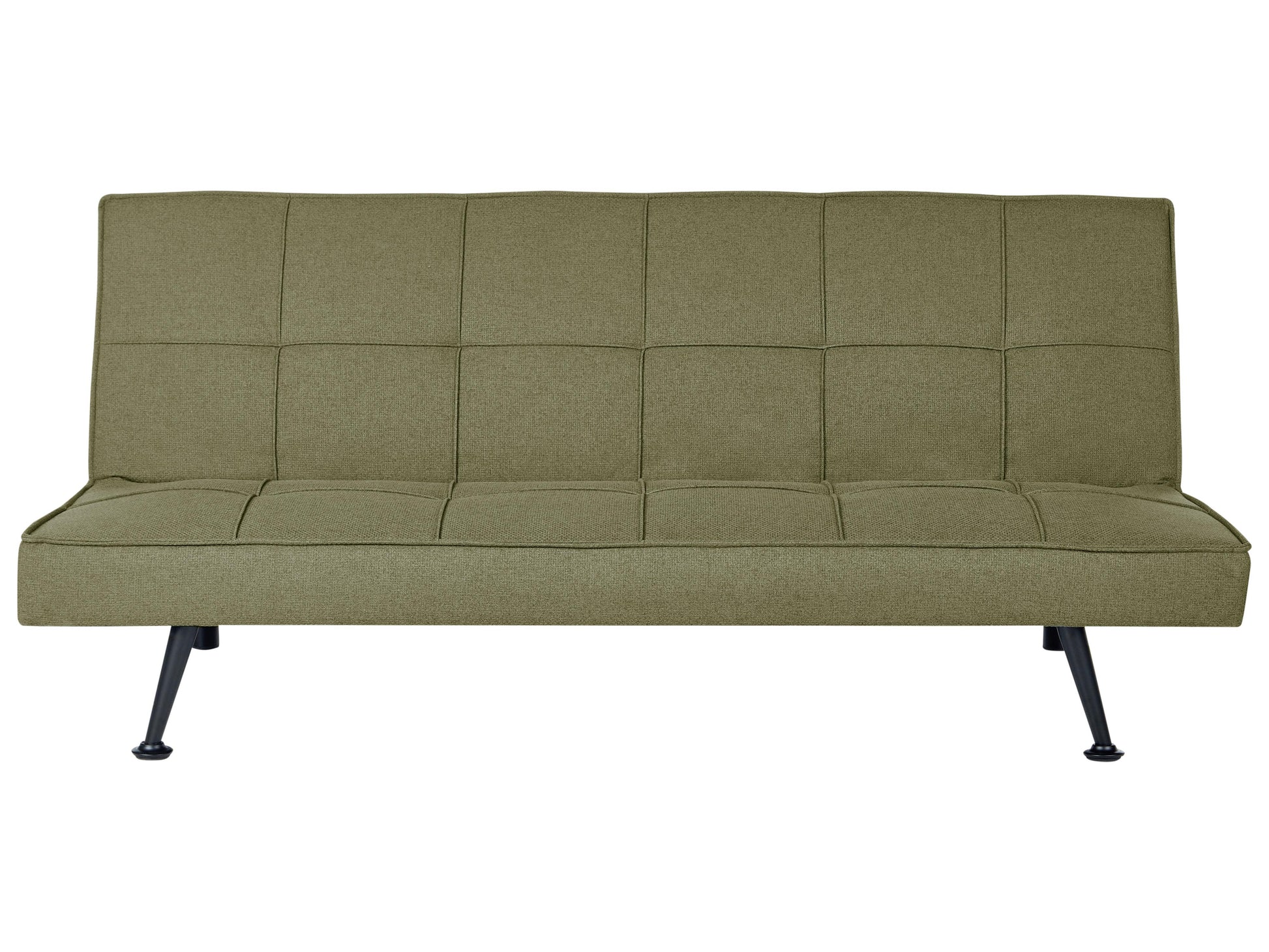  Sofa Bed 3 Seater HASLE Fabric Olive Green
