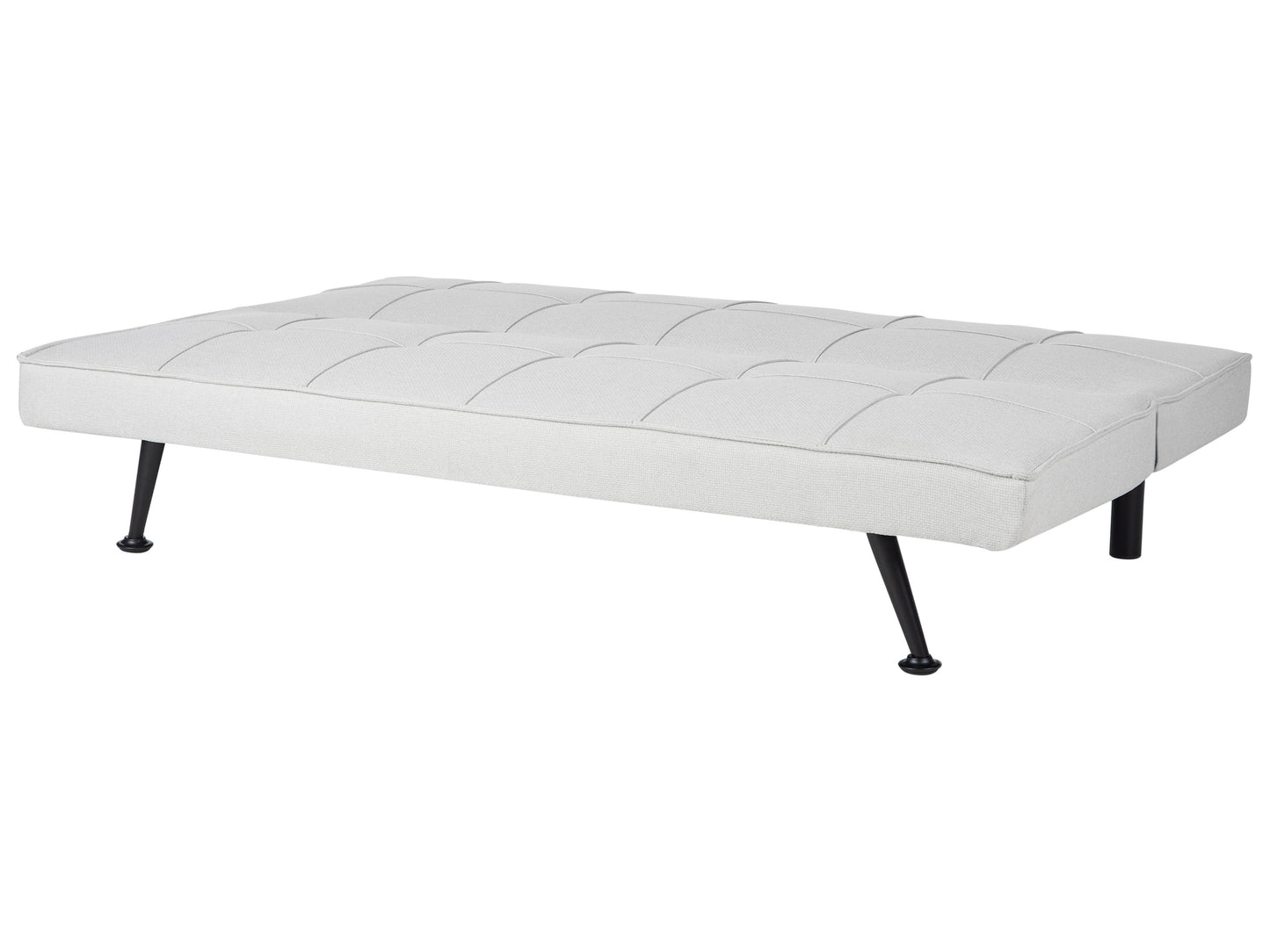  Sofa Bed 3 Seater HASLE Fabric Light Grey