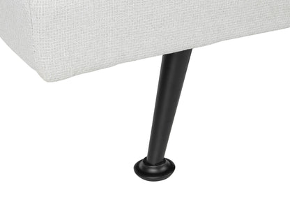  Sofa Bed 3 Seater HASLE Fabric Light Grey
