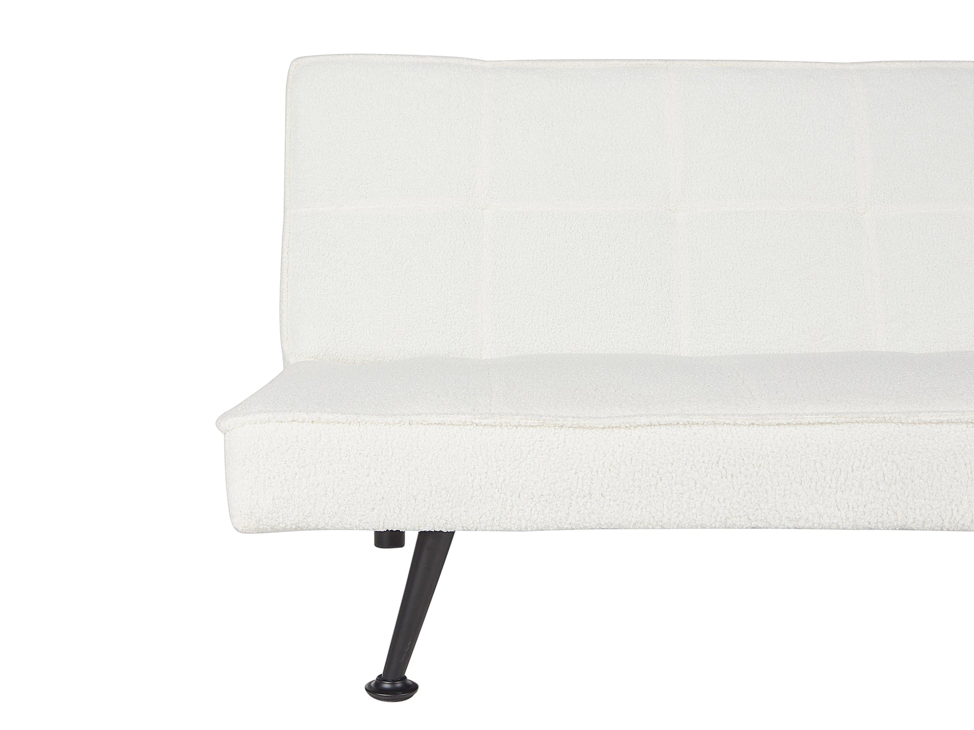  Sofa Bed 3 Seater HASLE Boucle White