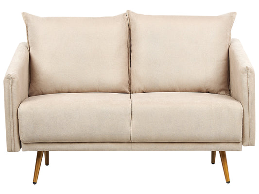  Sofa 2 Seater MAURA Velvet Beige