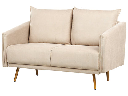  Sofa 2 Seater MAURA Velvet Beige