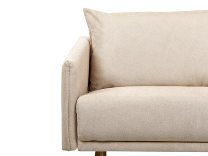  Sofa 2 Seater MAURA Velvet Beige