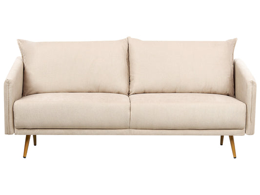  Sofa 3 Seater MAURA Velvet Beige