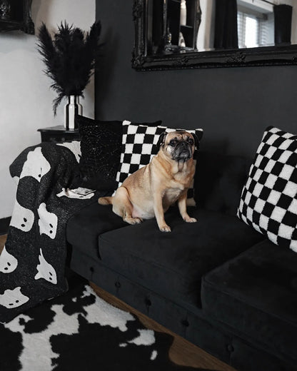  Sofa 3 Seater CHESTERFIELD Velvet Black