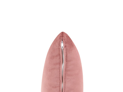  Left-Hand Chaise Lounge MERI Velvet Pink With Storage