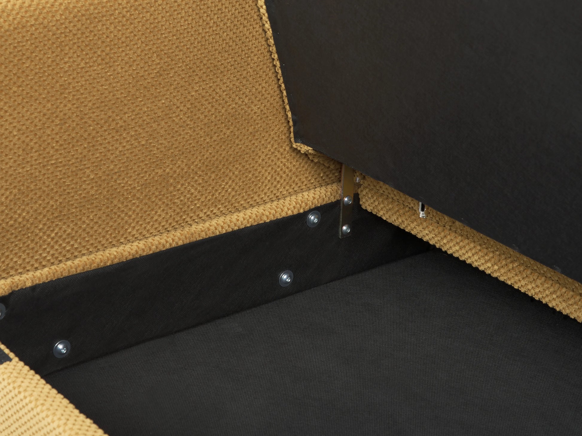 Sofa Bed 3 Seater VEHKOO Fabric Mustard
