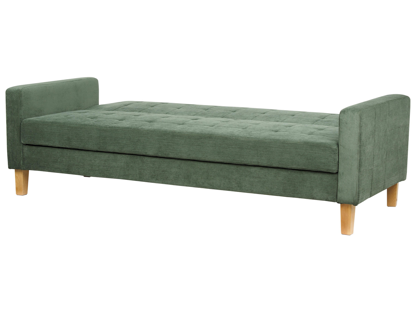  Sofa Bed 3 Seater VEHKOO Fabric Dark Green