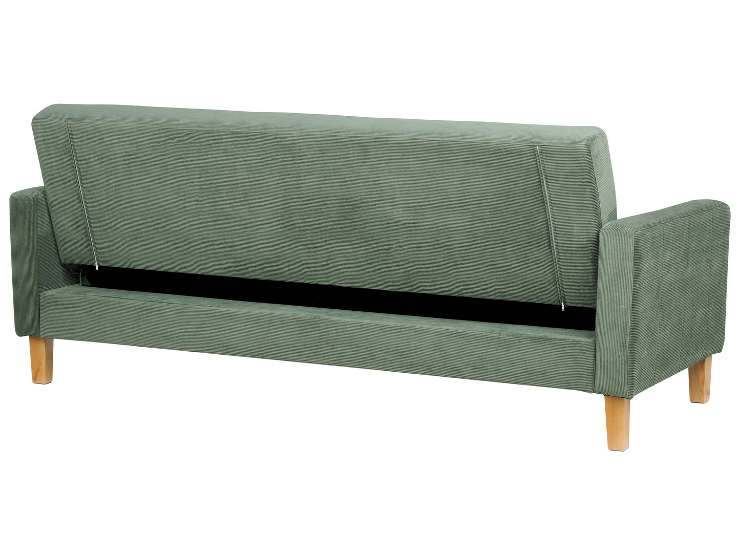  Sofa Bed 3 Seater VEHKOO Fabric Dark Green