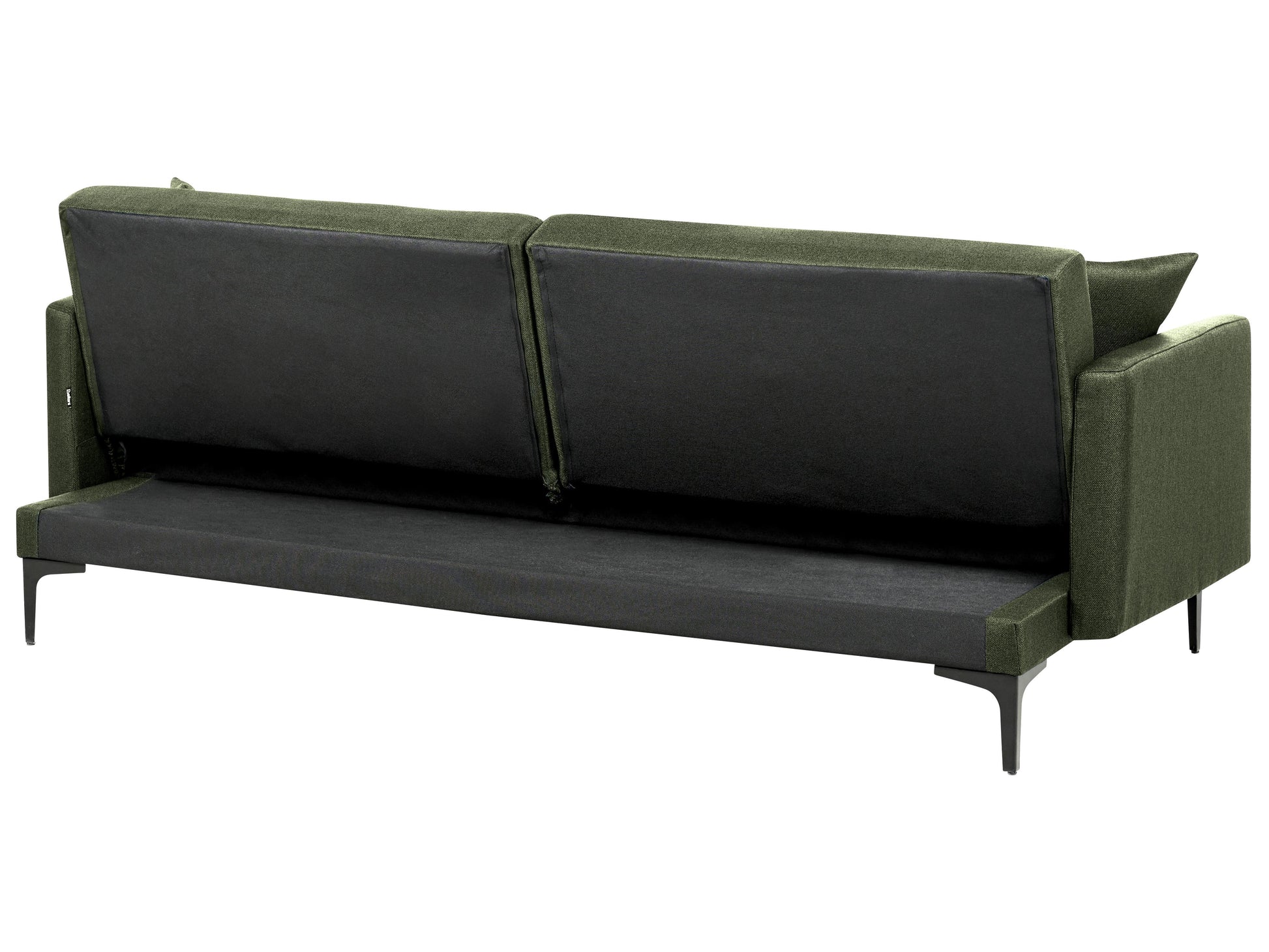  Sofa Bed 3 Seater LUCAN Fabric Dark Green