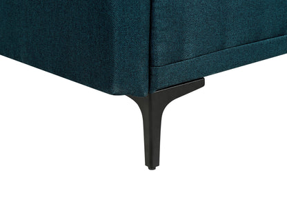  Sofa Bed 3 Seater LUCAN Fabric Blue
