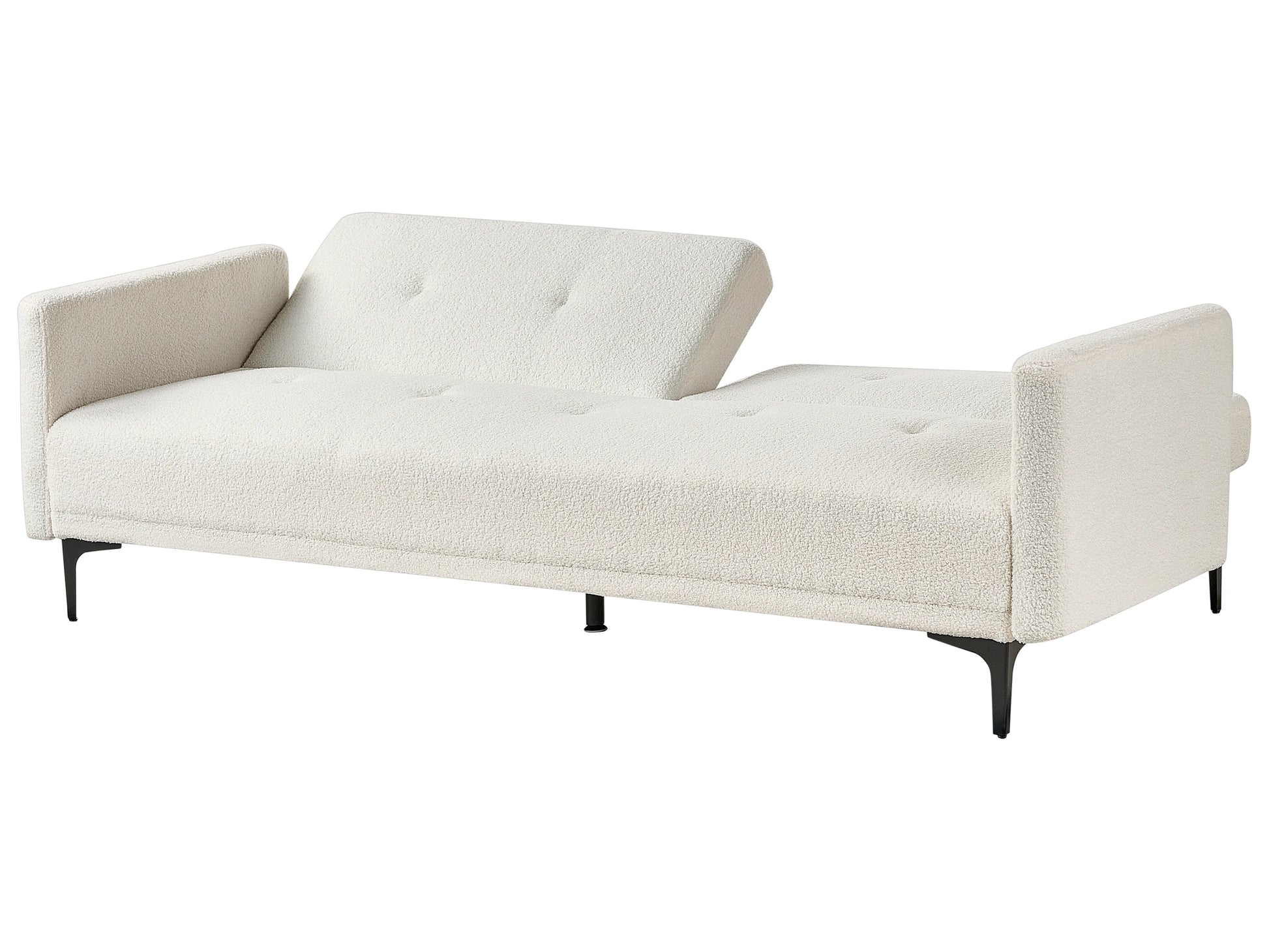  Sofa Bed 3 Seater LUCAN Boucle Off-White