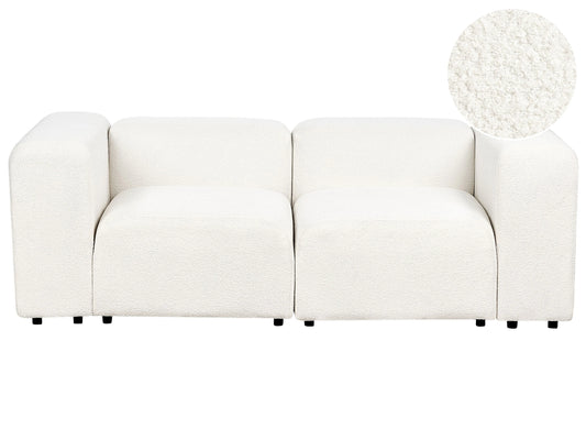  Modular Sofa 2 Seater FALSTERBO Boucle White
