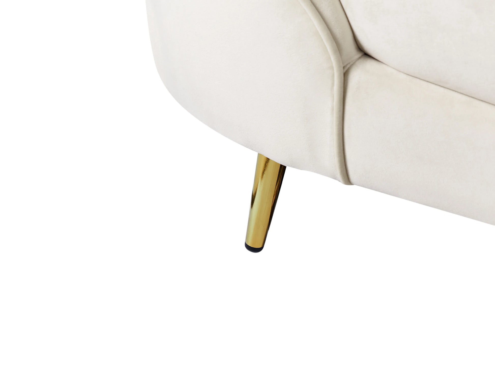  Sofa 3 Seater SAVAR Velvet Light Beige