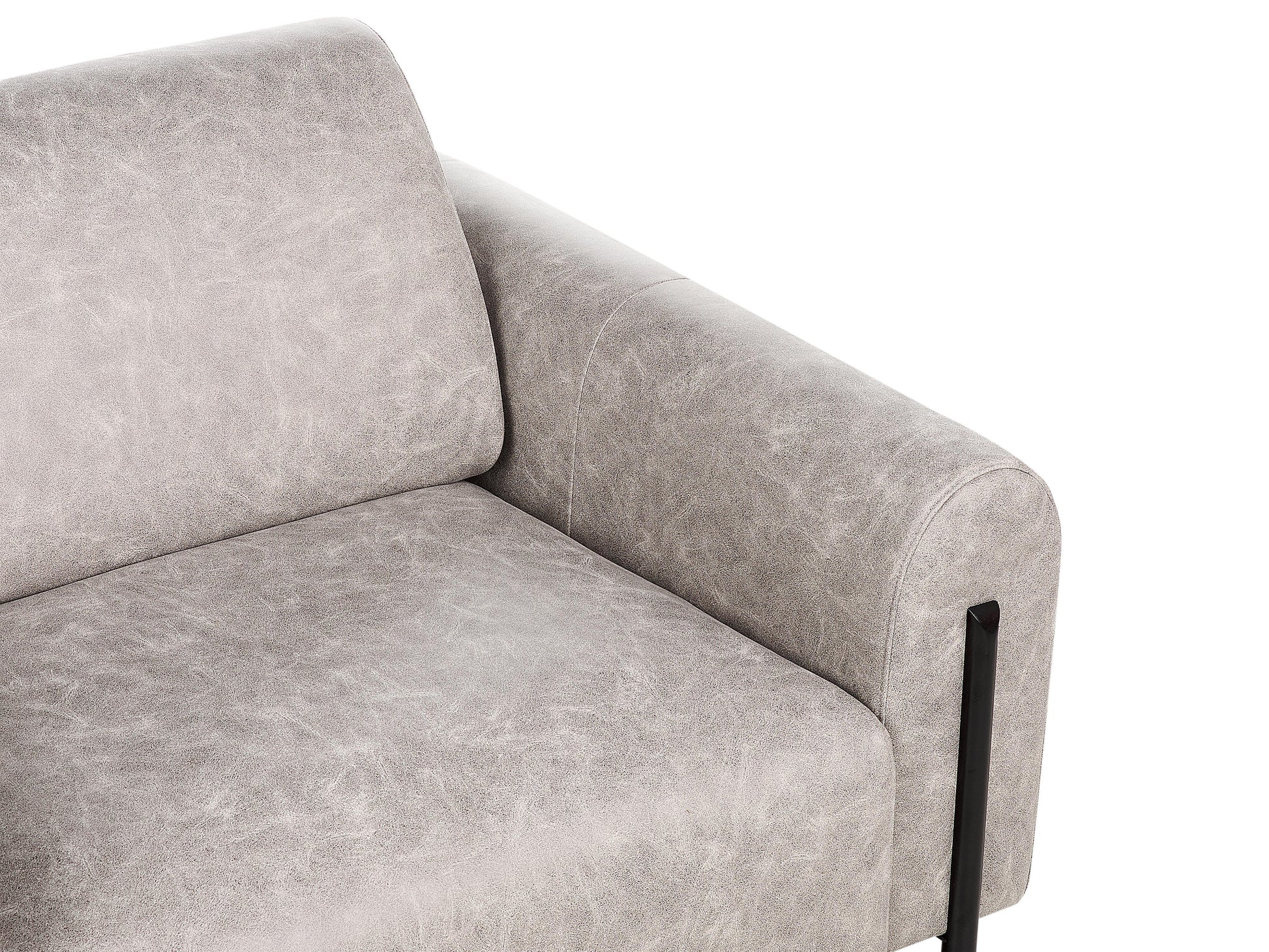  Sofa 3 Seater ASKIM Fabric Light Grey