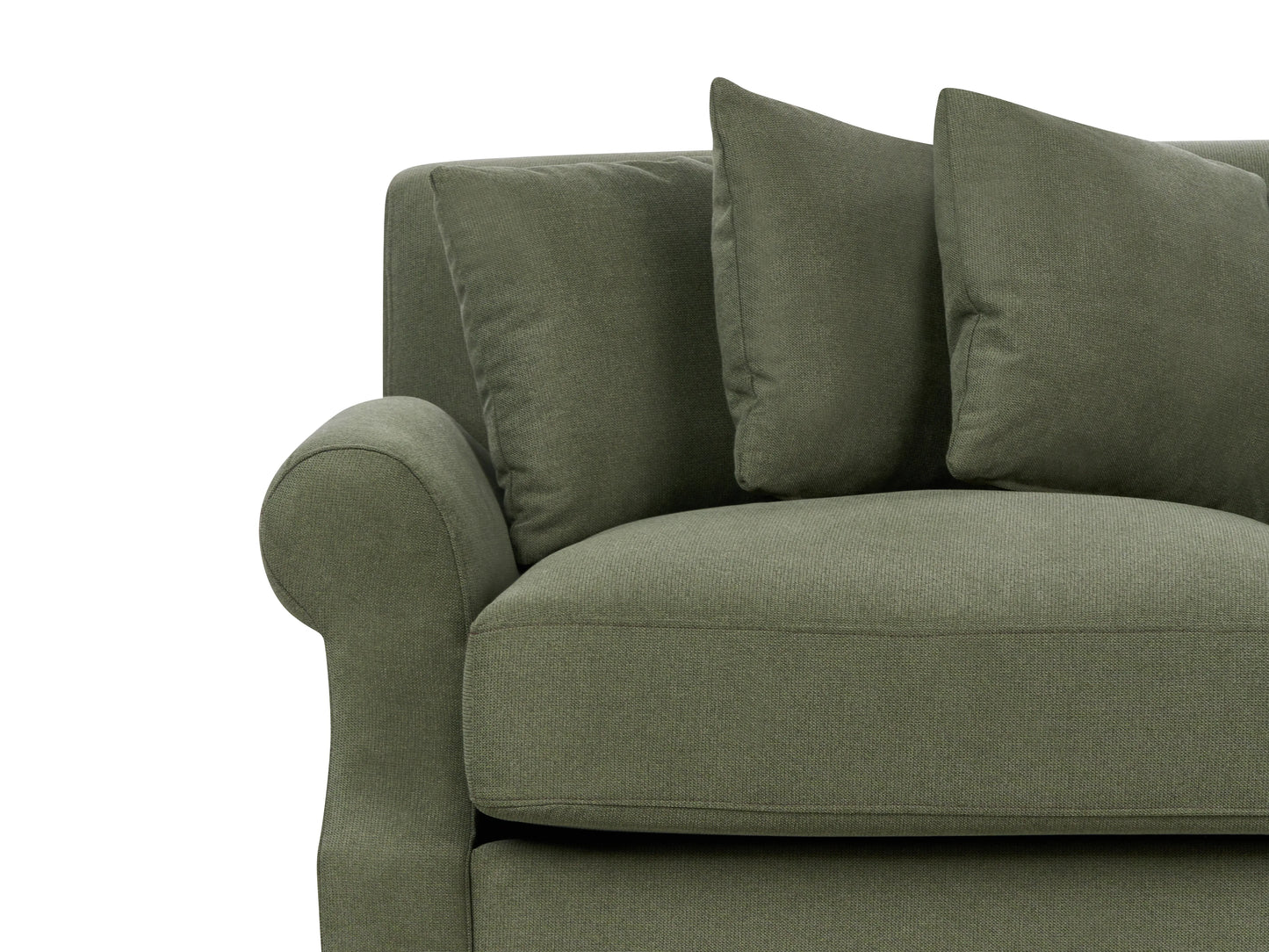  Sofa 2 Seater EIKE Fabric Dark Green