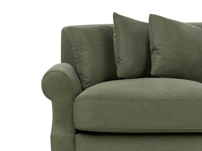  Sofa 2 Seater EIKE Fabric Dark Green