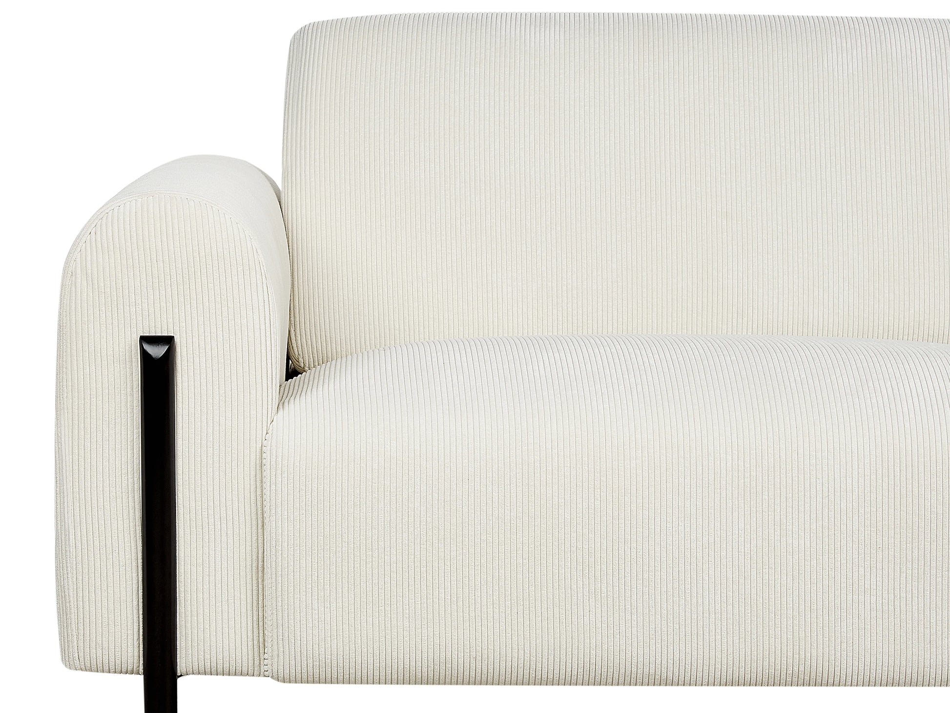  Sofa 3 Seater ASKIM Corduroy Off-White