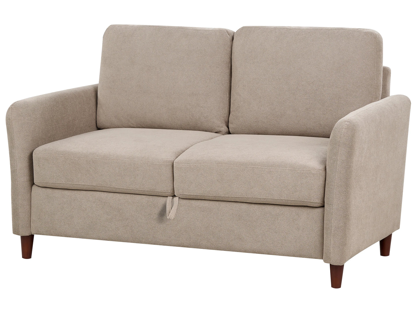  Sofa 2 Seater MARE Fabric Taupe With Storage