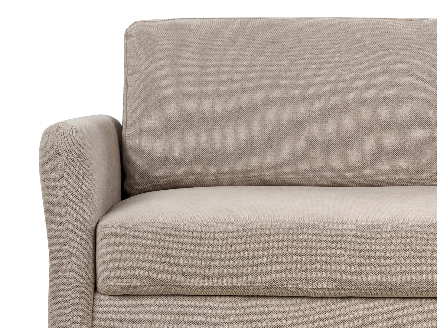  Sofa 2 Seater MARE Fabric Taupe With Storage