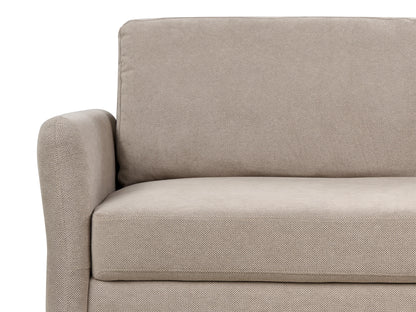  Sofa 2 Seater MARE Fabric Taupe With Storage