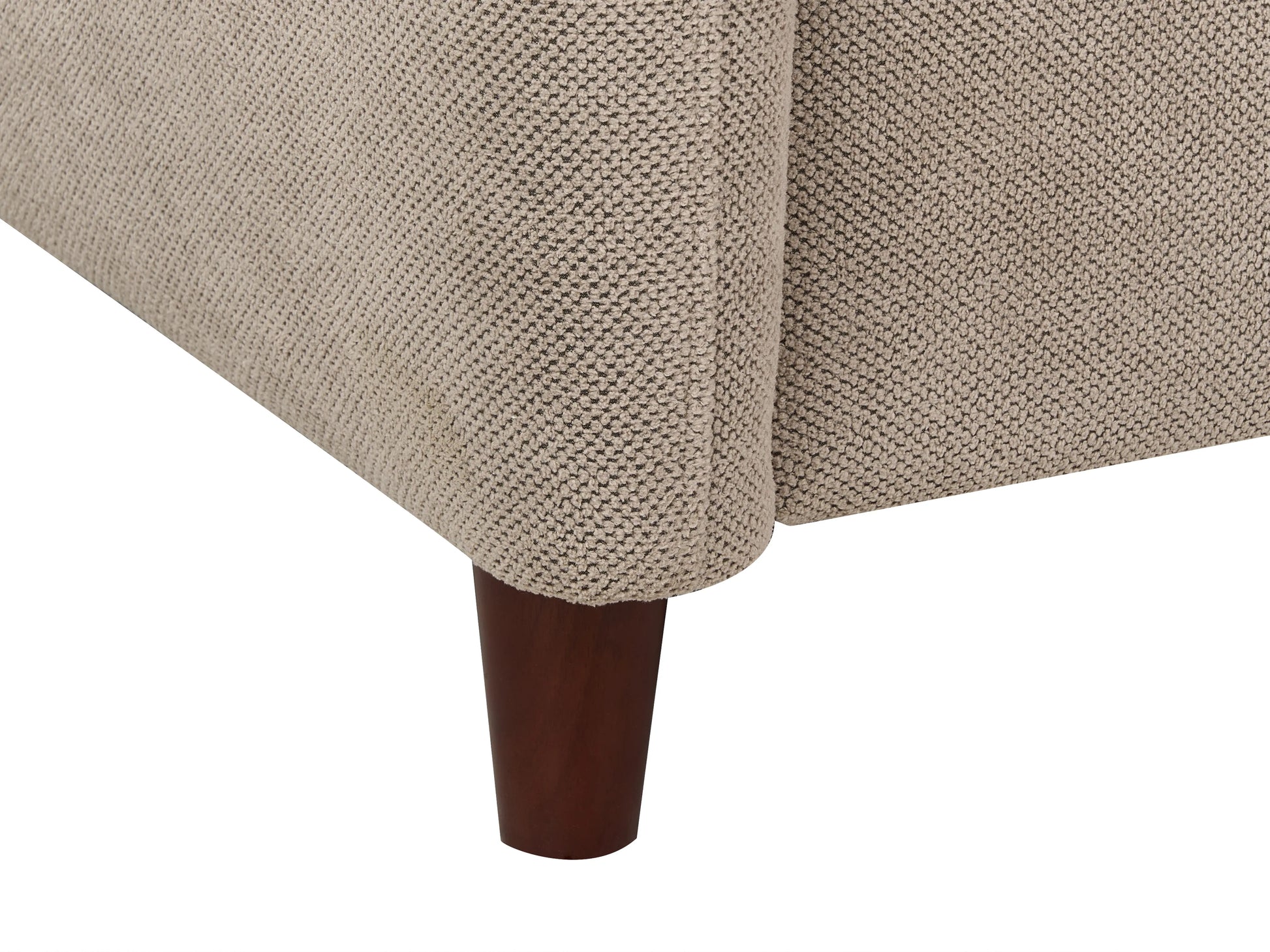  Sofa 2 Seater MARE Fabric Taupe With Storage