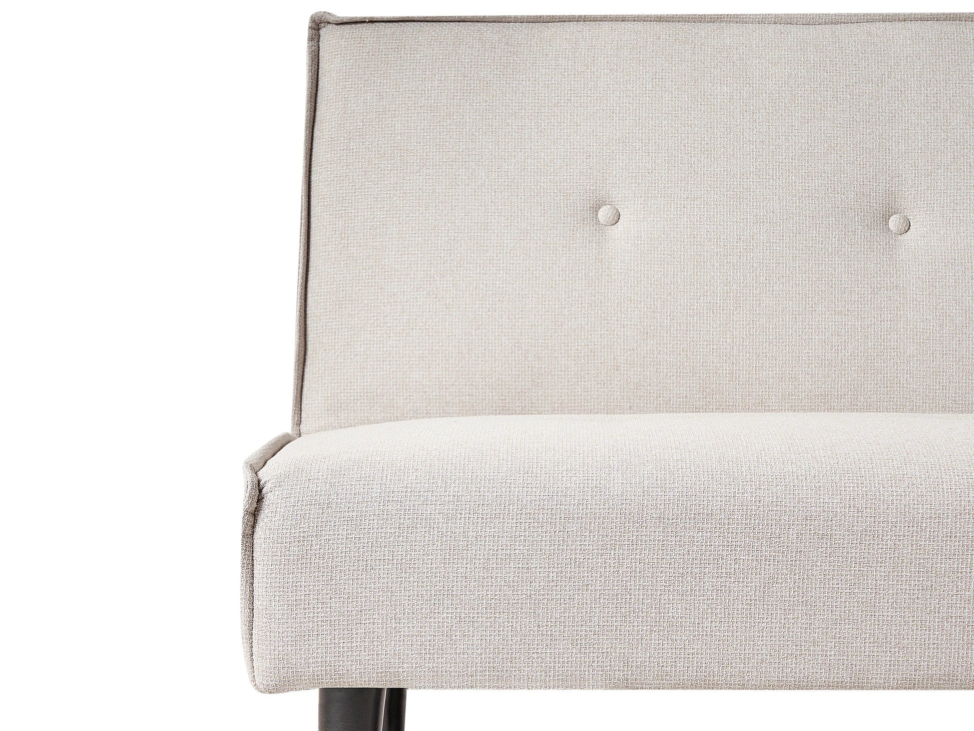 Sofa Bed 3 Seater VISBY Fabric Light Beige
