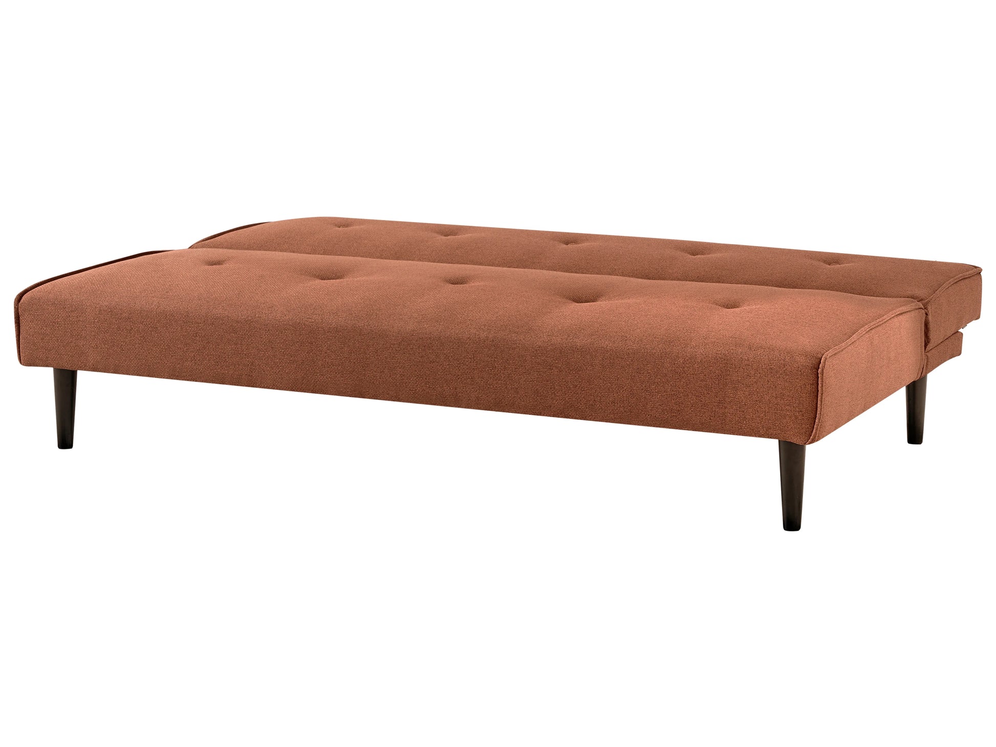  Sofa Bed 3 Seater VISBY Fabric Golden Brown