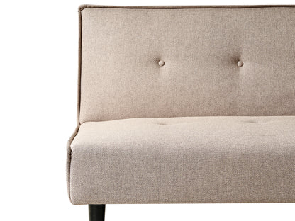  Sofa Bed 3 Seater VISBY Fabric Beige