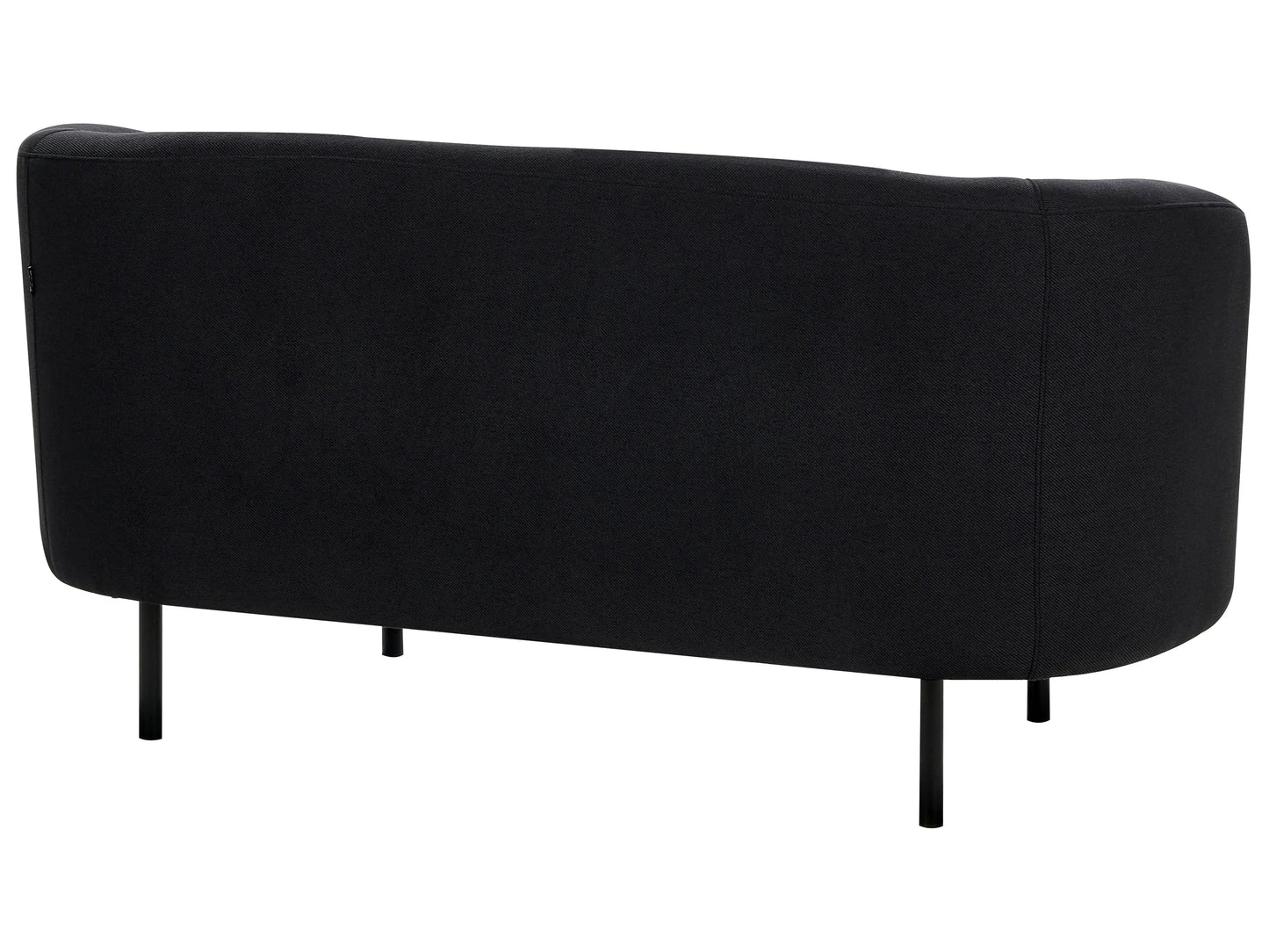  Sofa 2 Seater LOEN Fabric Black