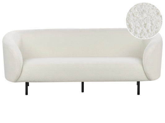  Sofa 3 Seater LOEN Boucle White