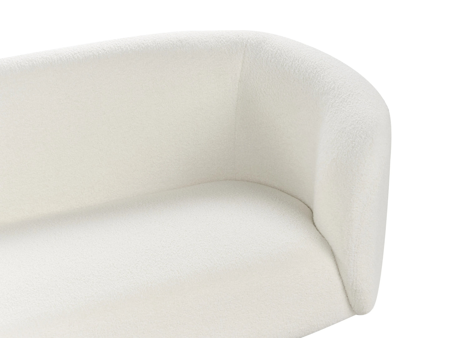  Sofa 3 Seater LOEN Boucle White