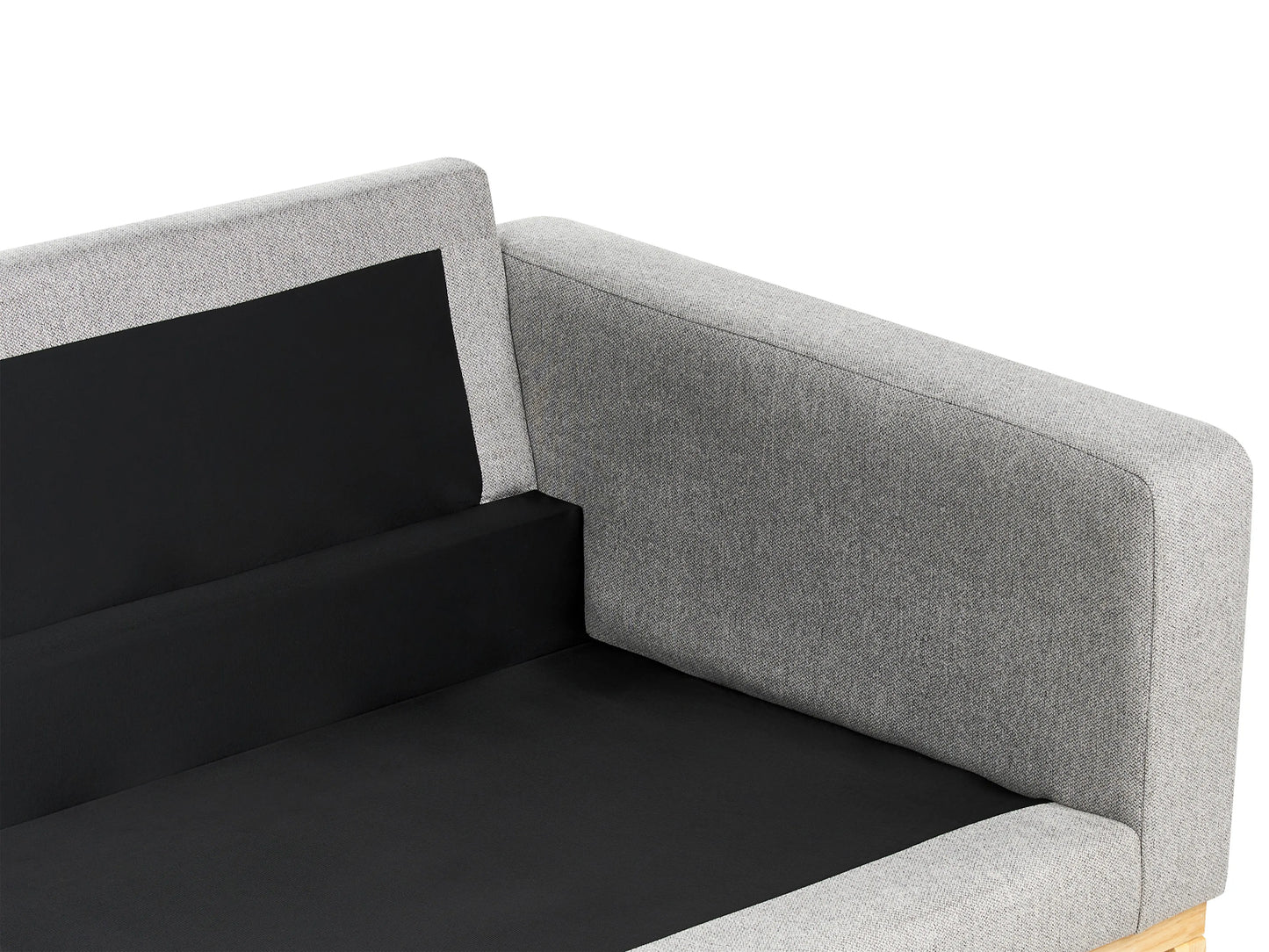  Sofa 3 Seater SIGGARD Fabric Grey