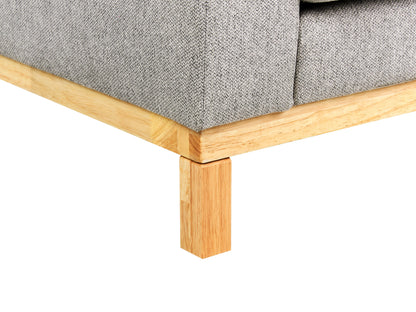  Sofa 3 Seater SIGGARD Fabric Grey
