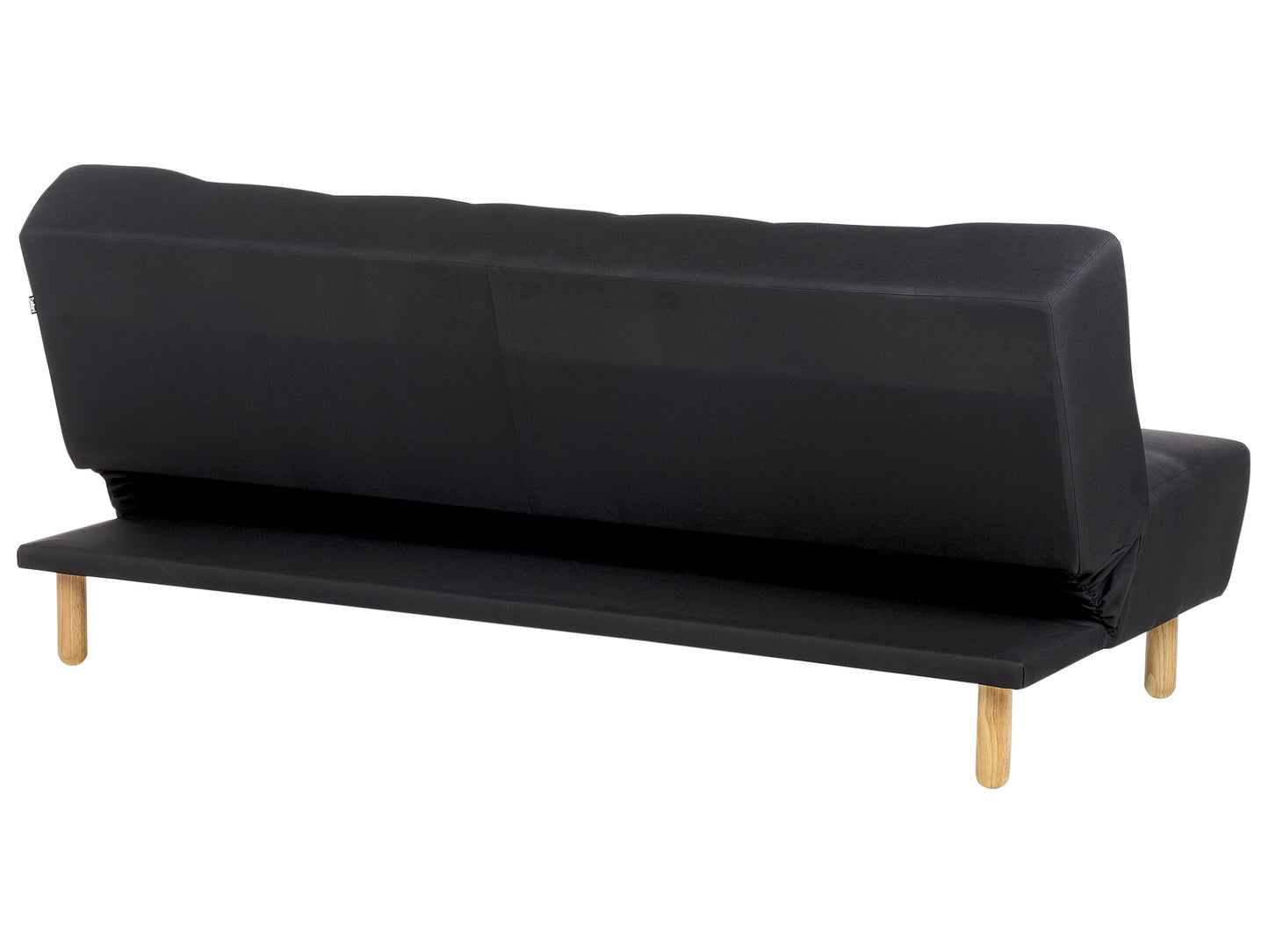  Sofa Bed 3 Seater ALSTEN Fabric Black